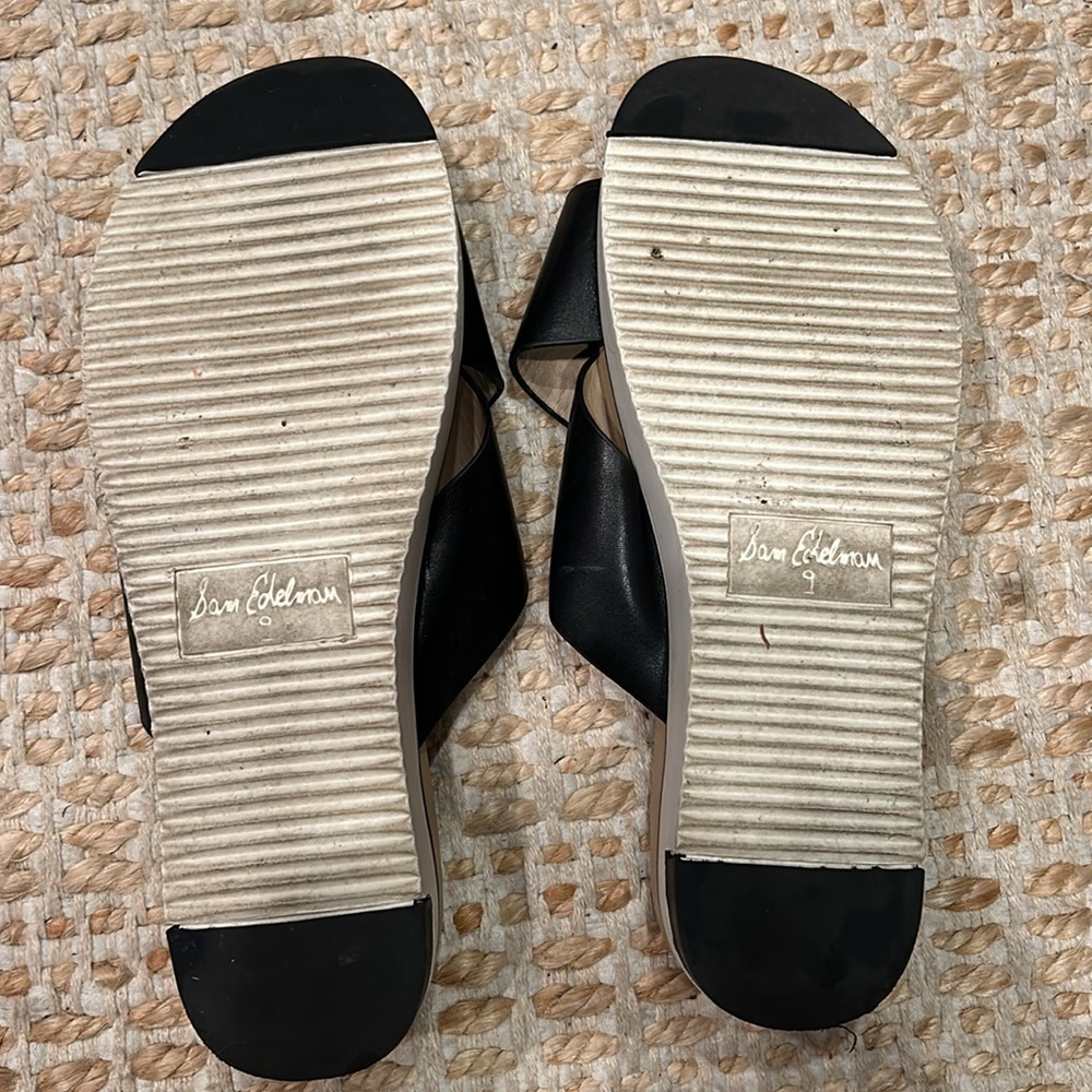 Sam Edelman Black and Tan Sandals - Picture 8 of 8